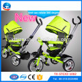 2015 Nouveau modèle vente chaude de bonne qualité bébé tricycle bébé, moto poussette vélo, trois roues bébé vélo